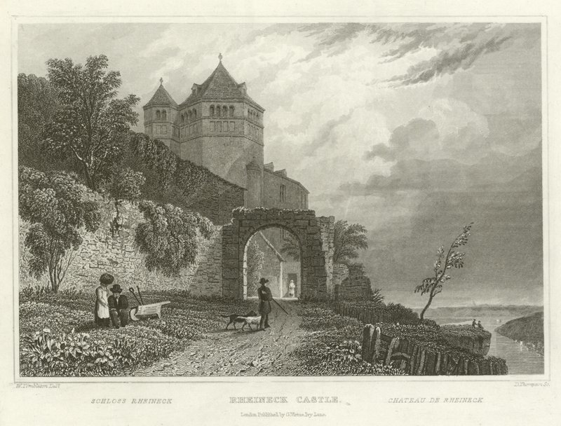 Burg Rheineck von William Tombleson