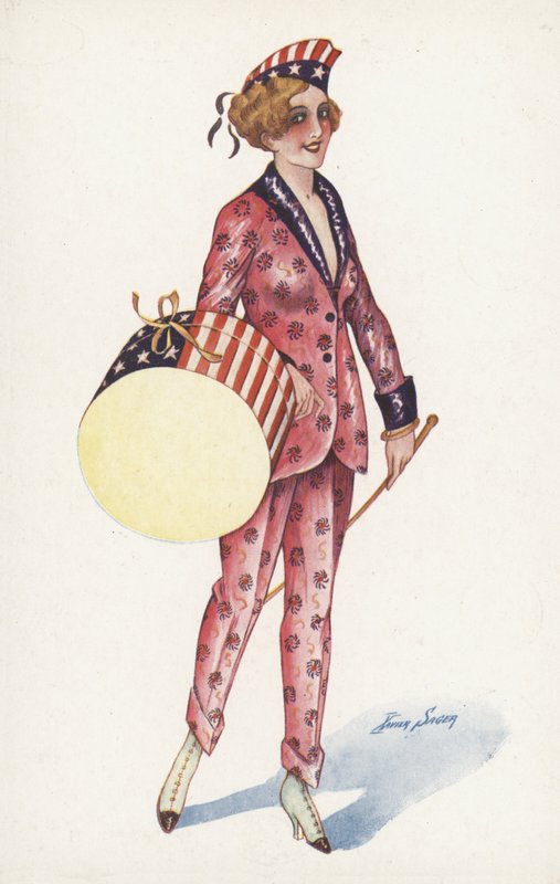 Amerikanisches Mädchen von Xavier Sager
