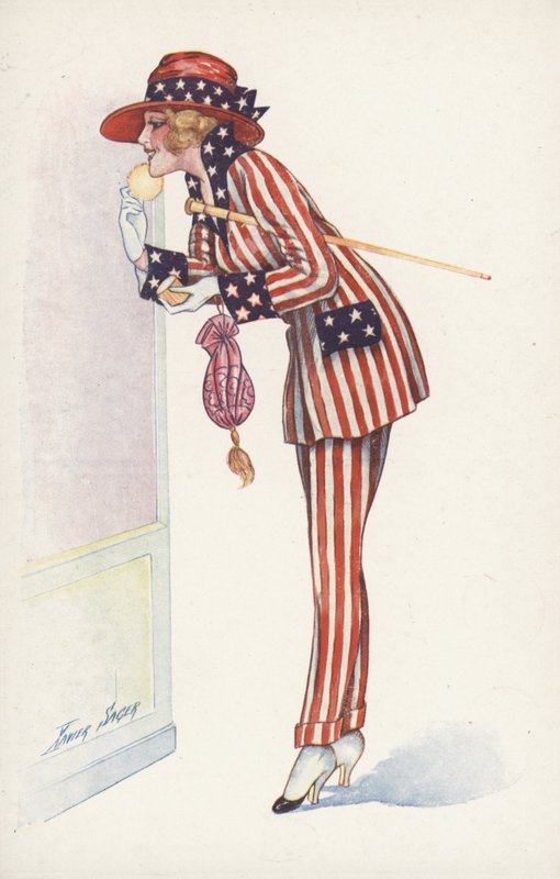 Amerikanisches Mädchen von Xavier Sager