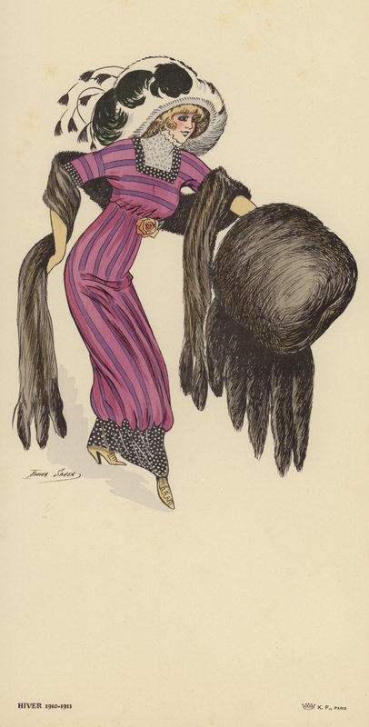 Wintermode 1910-1911 von Xavier Sager