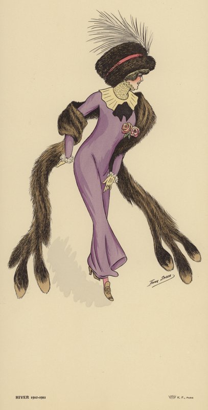 Wintermode 1910-1911 von Xavier Sager