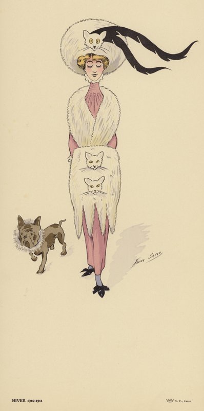 Wintermode 1910-1911 von Xavier Sager
