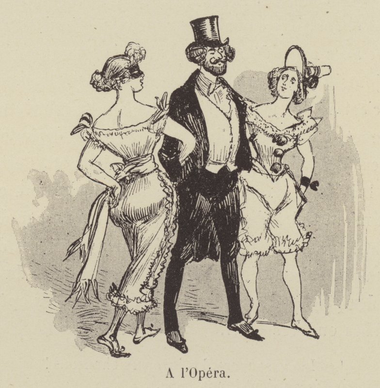 In der Oper von after Albert Robida