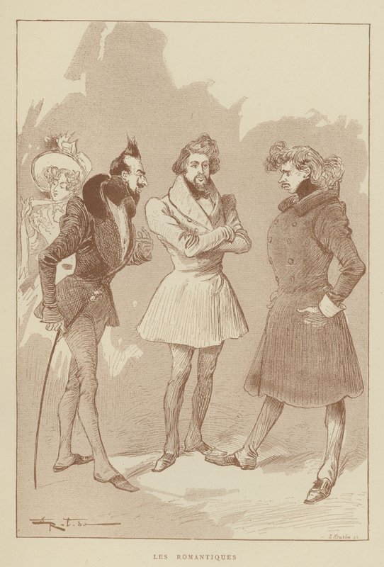 Die Romantiker von after Albert Robida