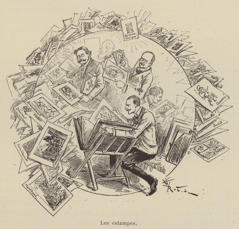 Die Drucke von after Albert Robida
