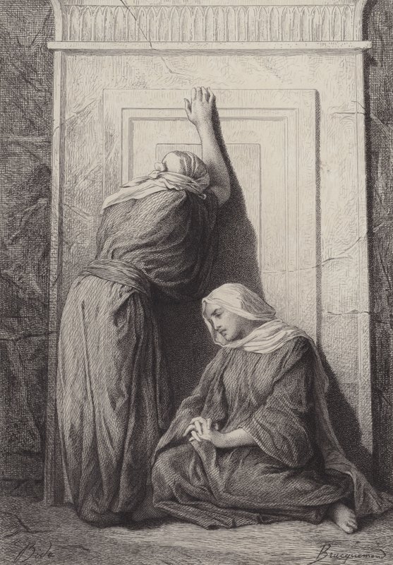 Maria Magdalena und die andere Maria von after Albert Robida