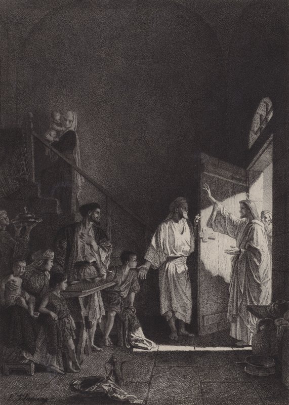 Friede sei diesem Haus von after Albert Robida