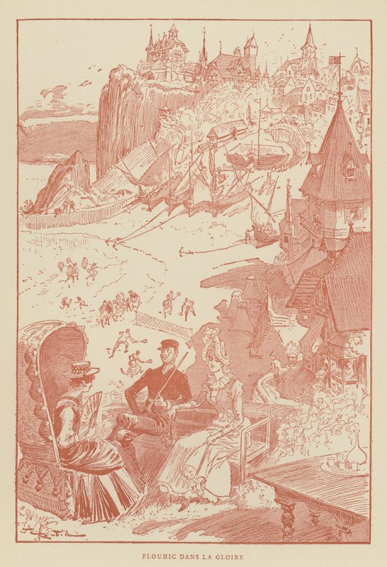 Plouhic in der Herrlichkeit von after Albert Robida