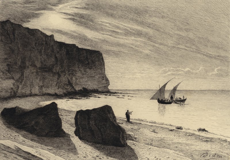 Der wunderbare Fischfang von after Albert Robida