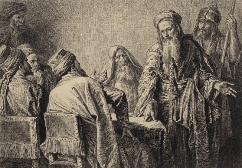 Die Diener der Hohepriester von after Albert Robida
