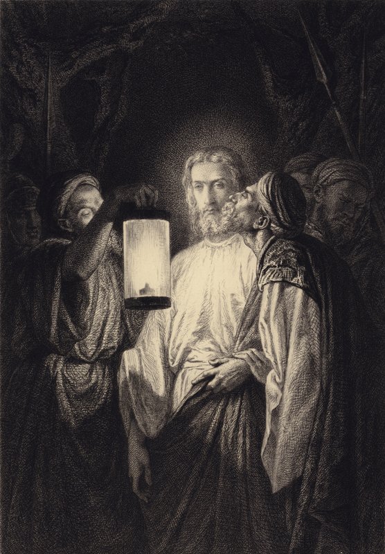 Der Verrat des Judas von after Albert Robida