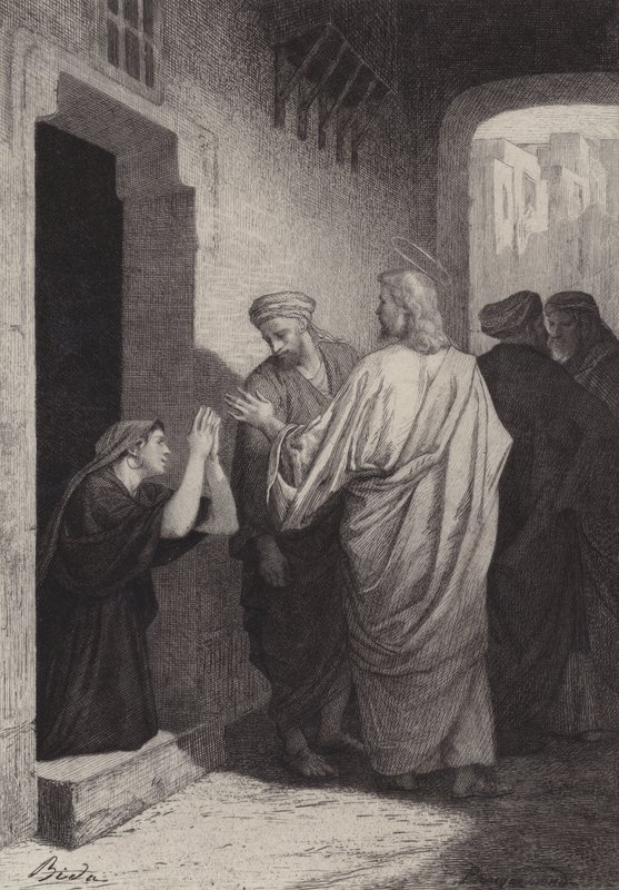 Die Frau von Kanaan von after Albert Robida