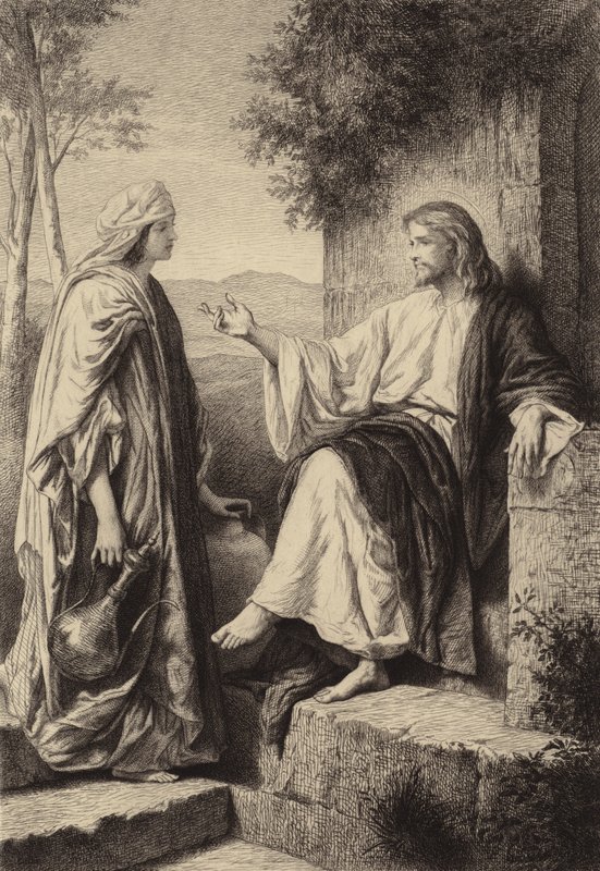 Die Frau von Samaria von after Albert Robida