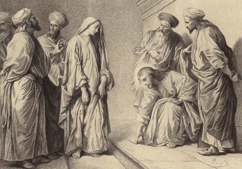 Die Ehebrecherin von after Albert Robida