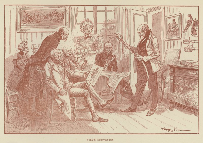 Alte Erinnerungen von after Albert Robida