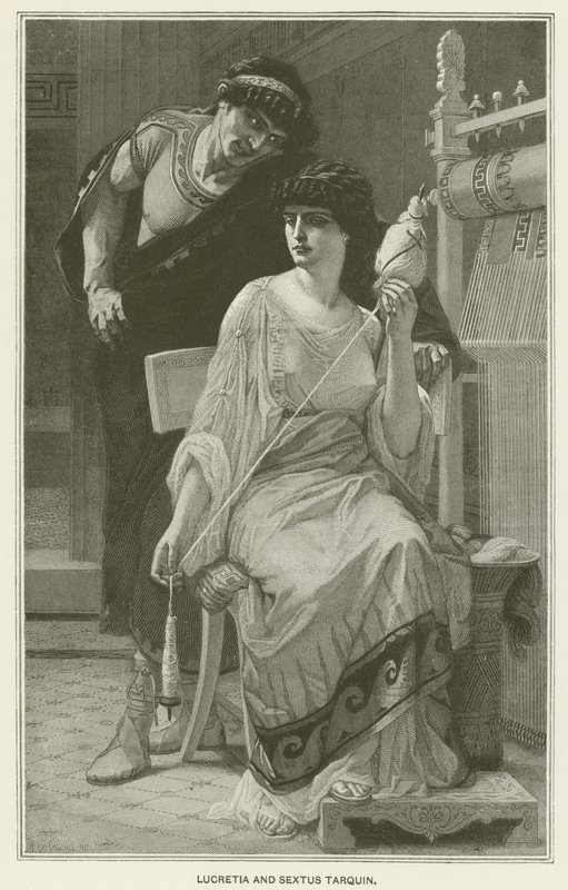 Lucretia und Sextus Tarquinius von after Alexandre Cabanel
