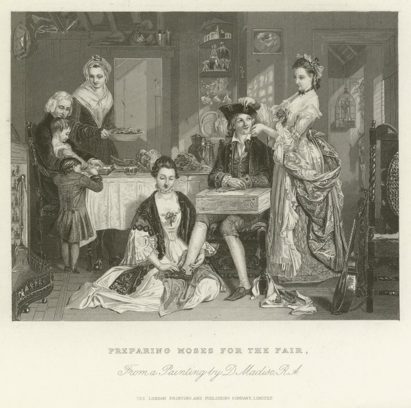 Moses für die Messe vorbereiten von after Daniel Maclise