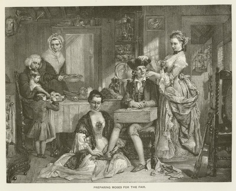 Moses für die Messe vorbereiten von after Daniel Maclise