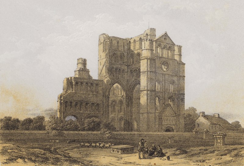 Kelso Abbey von after David Roberts