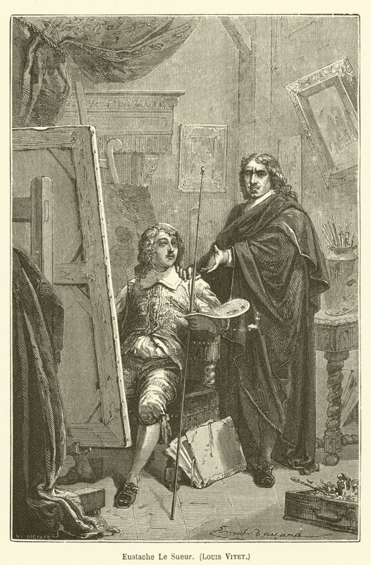 Eustache Le Sueur, Louis Vitet von after Emile Antoine Bayard