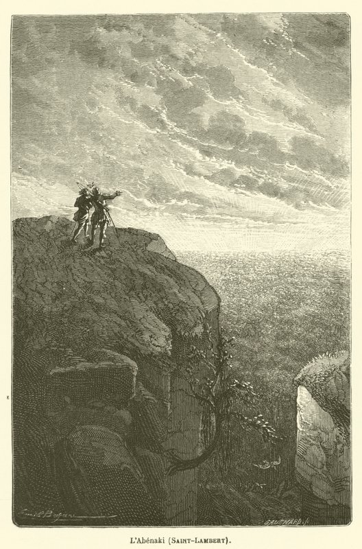 Der Abenaki, Saint-Lambert von after Emile Antoine Bayard