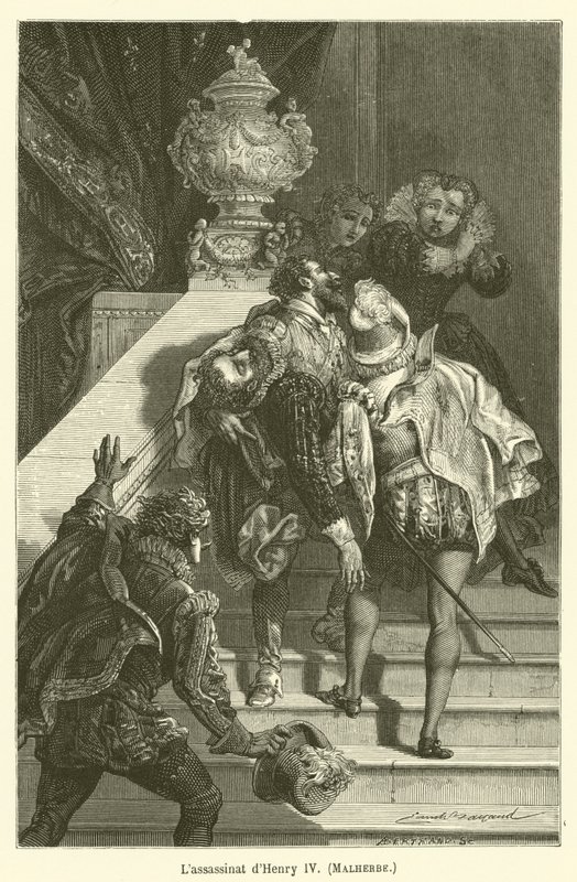 Die Ermordung Heinrichs IV., Malherbe von after Emile Antoine Bayard