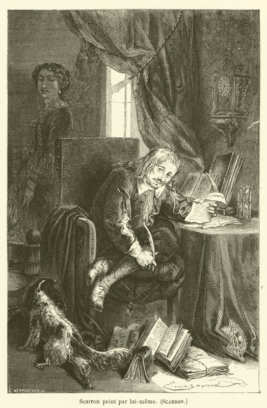 Scarron, gemalt von ihm selbst, Scarron von after Emile Antoine Bayard
