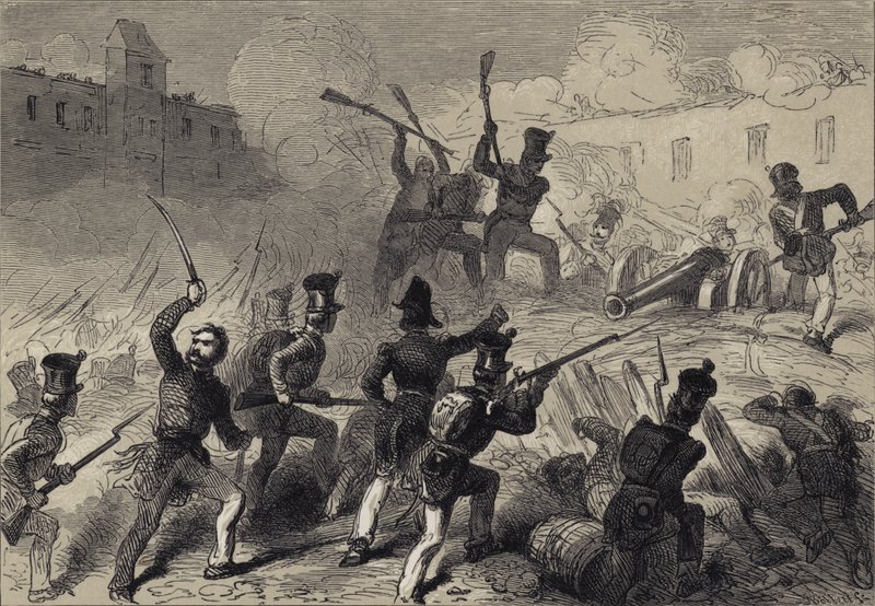 Die Einnahme von Monterey von after Felix Octavius Carr Darley
