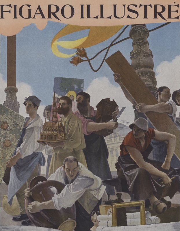 Weltausstellung 1900 von after Francois Flameng