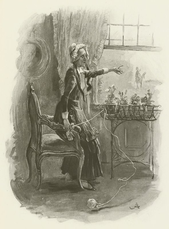 Miss Betsy Trotwood von after Frederick Barnard