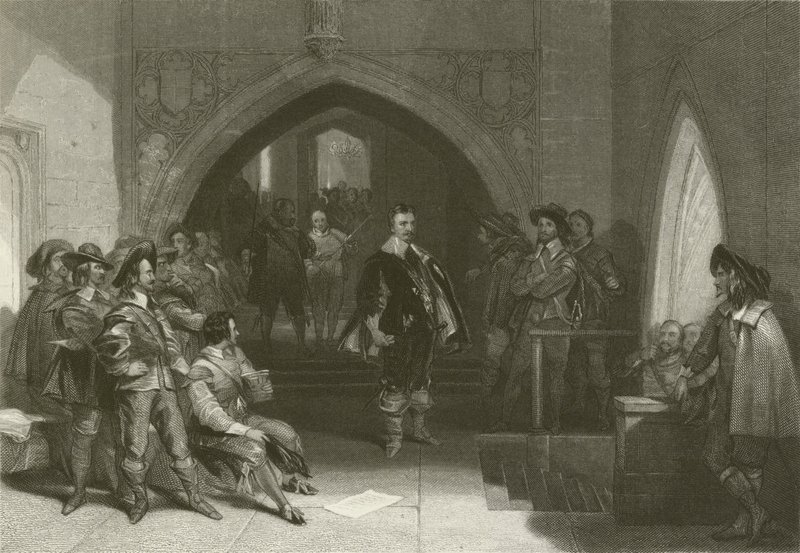 Verhaftung von Strafford von after George Cattermole