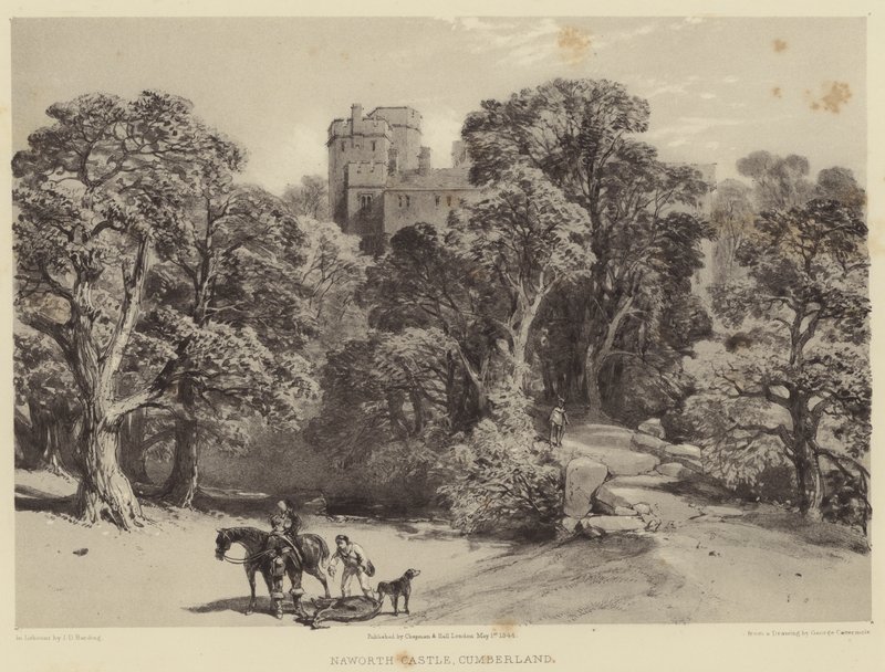 Naworth Castle, Cumberland von after George Cattermole
