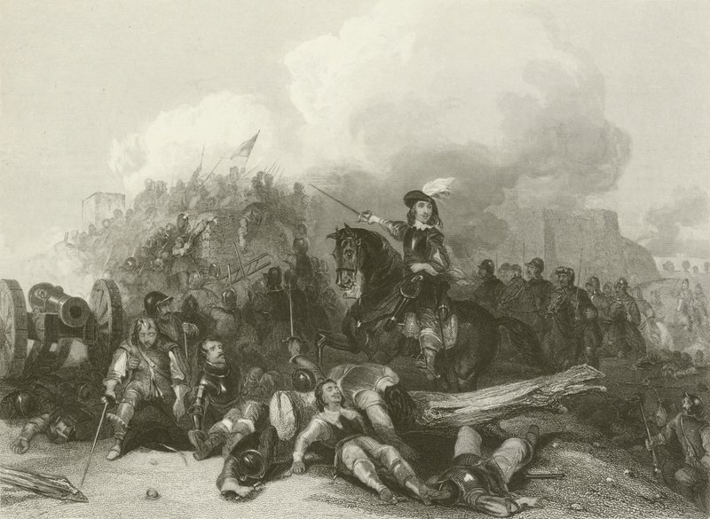 Sturm auf Bristol von after George Cattermole