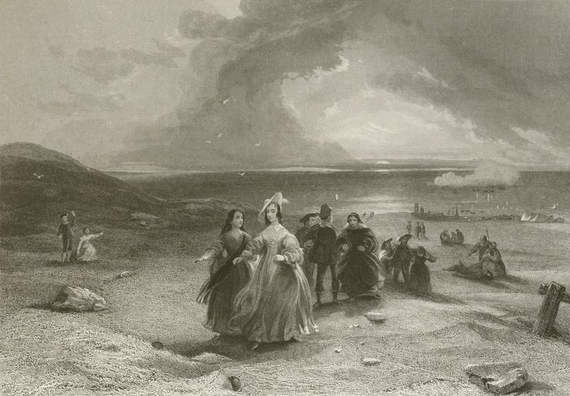 Die Königin in Burlington von after George Cattermole