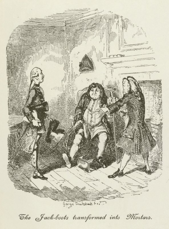 Illustration für Tristram Shandy von after George Cruikshank