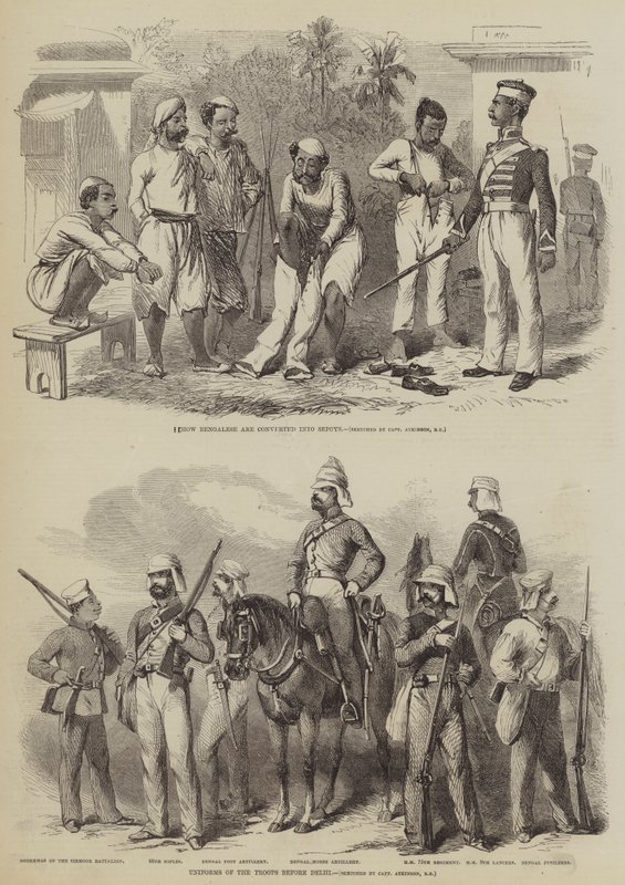 Der Aufstand in Indien von after George Francklin Atkinson