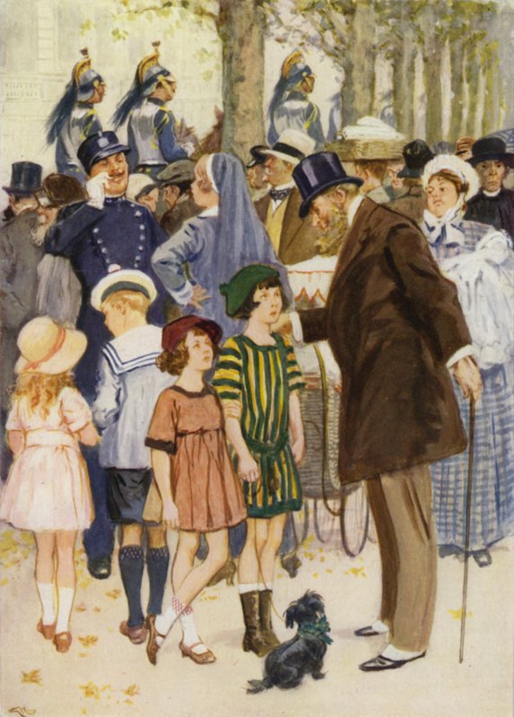 Eine Straße in Paris von after Gordon Frederick Browne