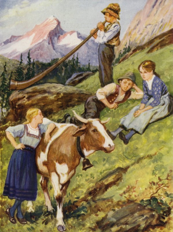 Ein Schweizer Sommer von after Gordon Frederick Browne