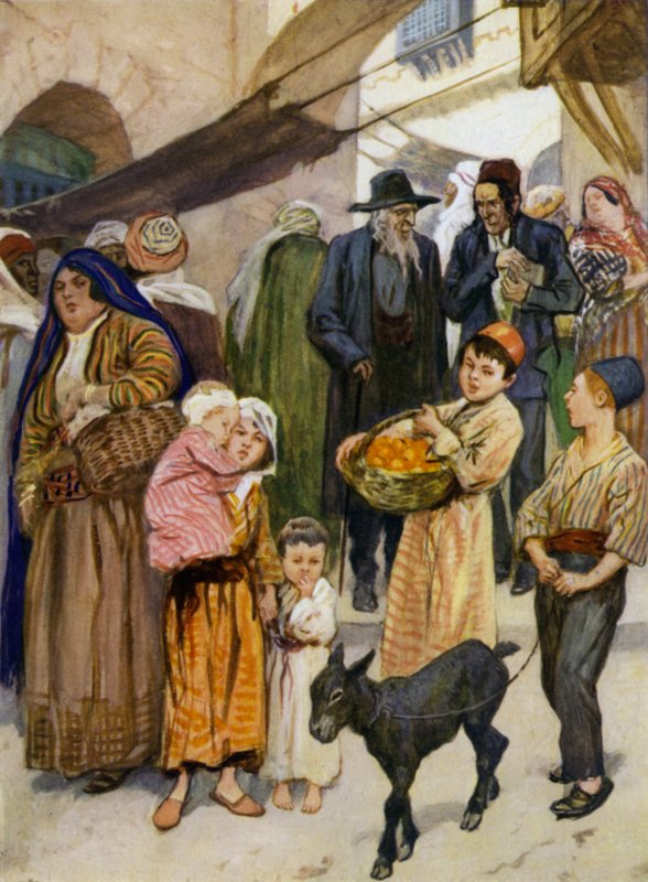 Kleine jüdische Leute von after Gordon Frederick Browne