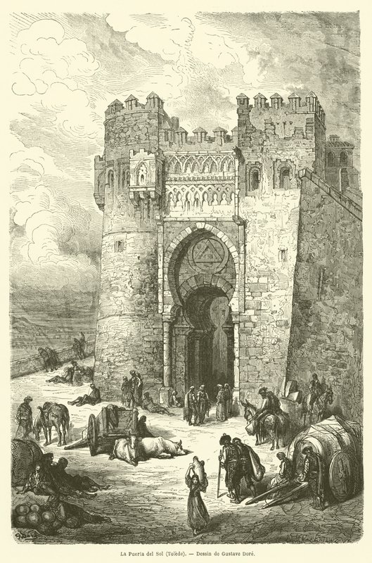 Das Tor der Sonne, Toledo von Gustave after Dore