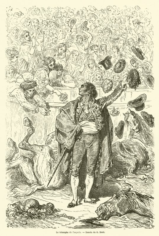 Der Triumph des Schwertes von Gustave after Dore