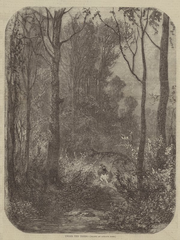 Unter den Bäumen von Gustave after Dore