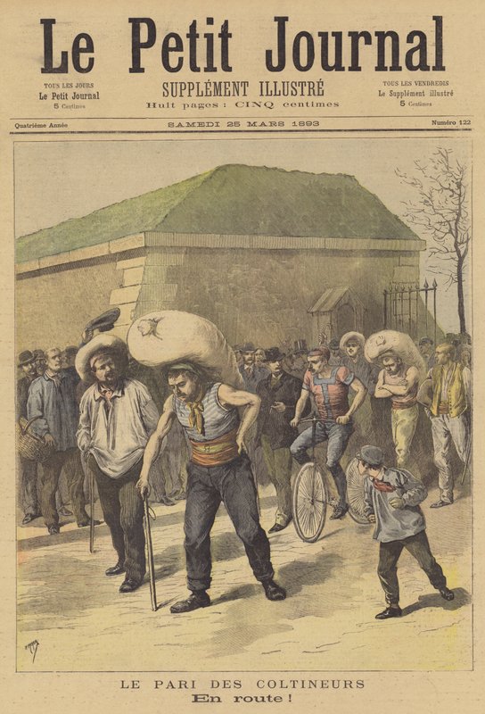 Herausforderung der Lastenträger von after Henri Meyer