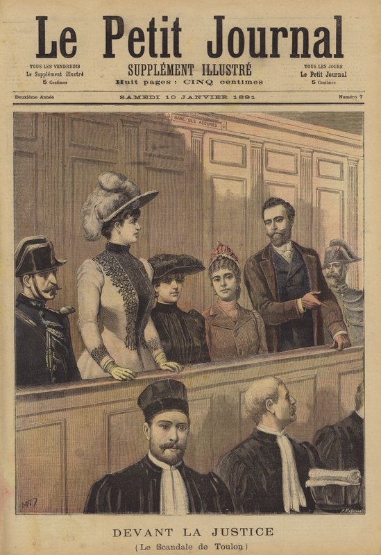 Vor Gericht von after Henri Meyer
