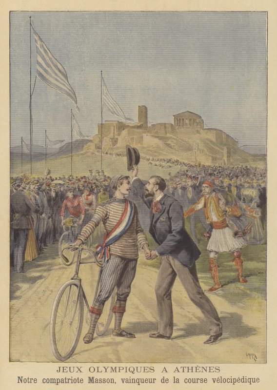 Die Olympischen Spiele in Athen von after Henri Meyer