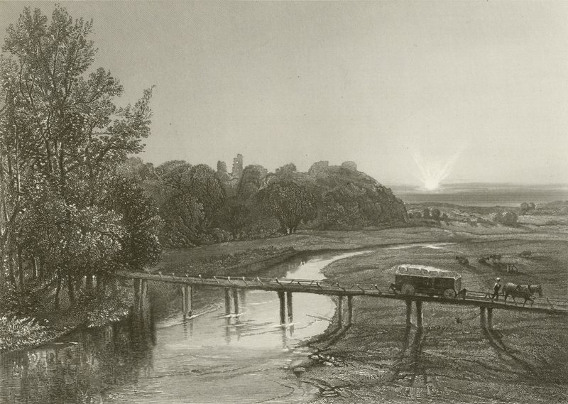 Tutbury Castle von Henry after Warren