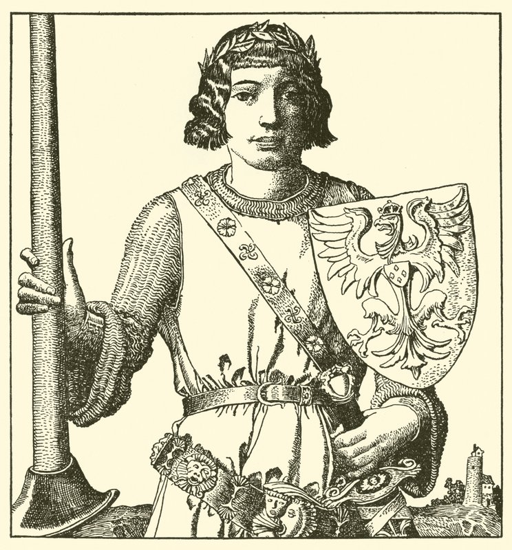 Sir Percival von Gales von after Howard Pyle