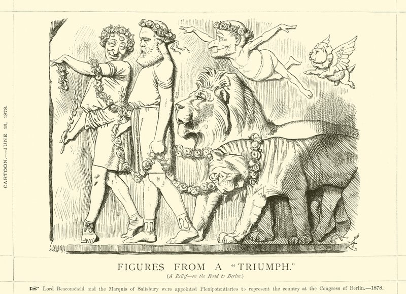 Figuren aus einem Triumph von after John Tenniel