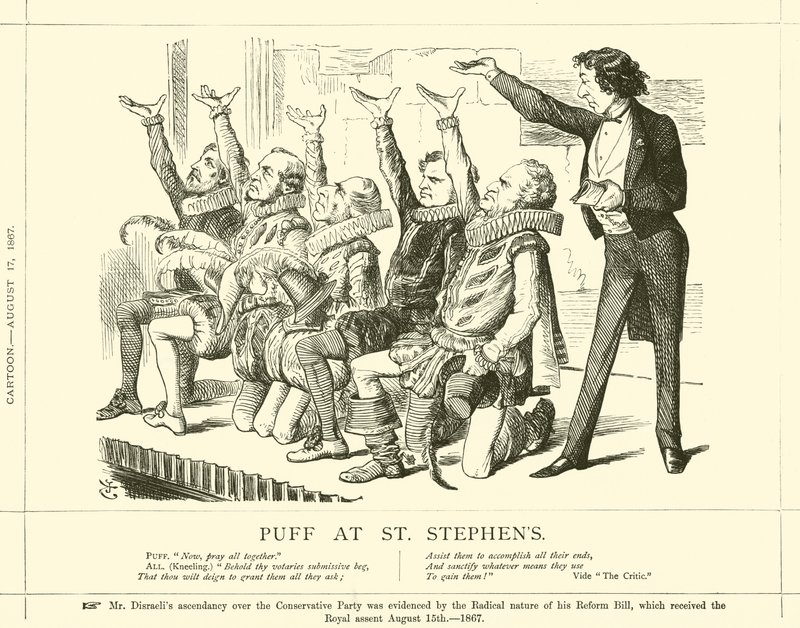 Puff bei St. Stephens von after John Tenniel