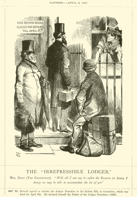 Der unaufhaltsame Mieter von after John Tenniel